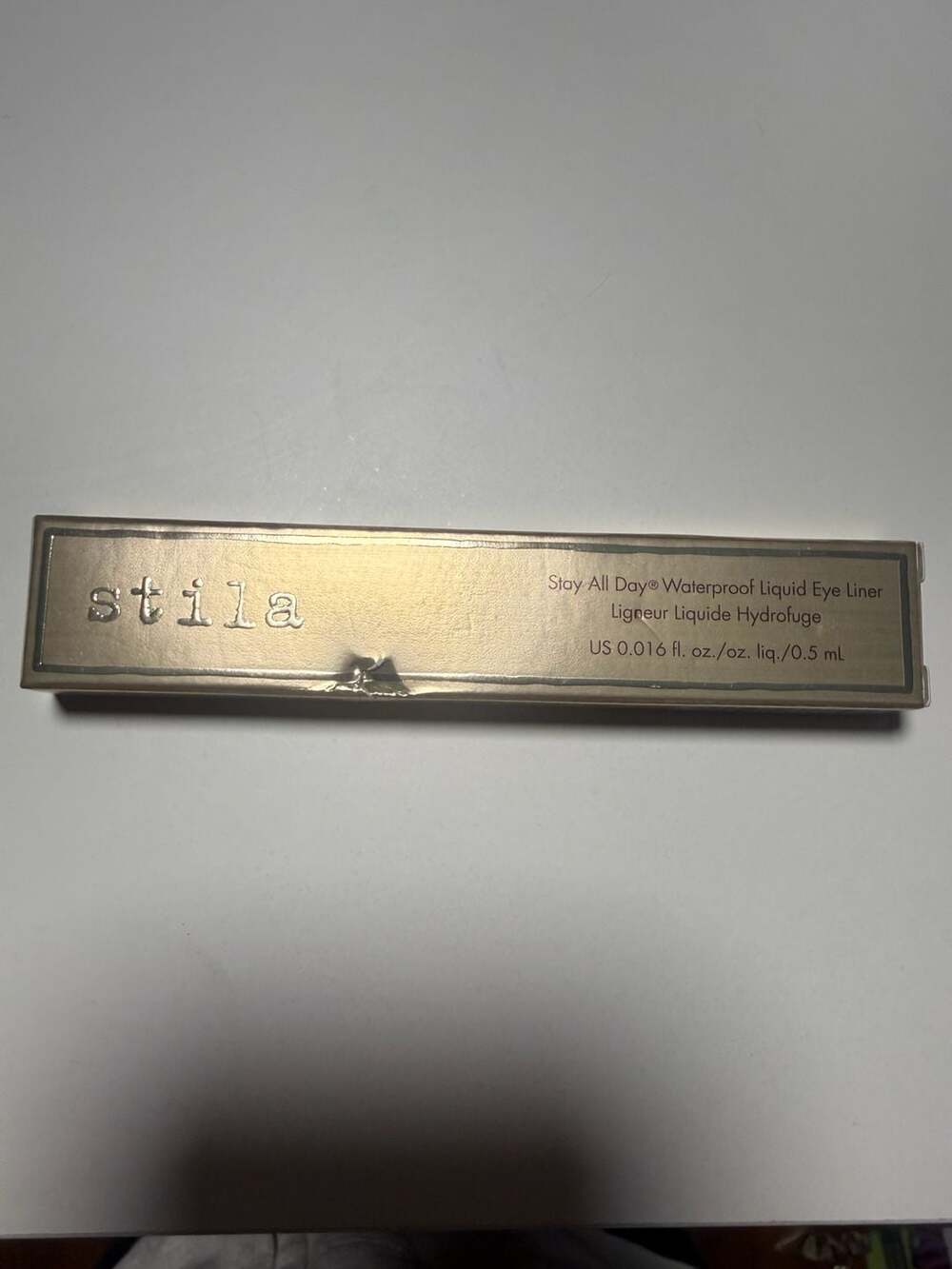 Stila Stay All Day Waterproof Liquid Eye Liner in Snow, 0.016 fl. oz.